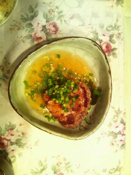 鶏肉団子のあんかけ