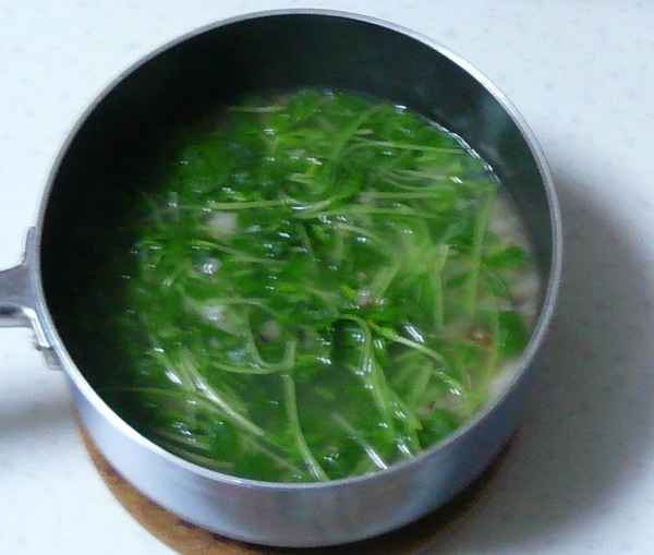 豆苗雑炊