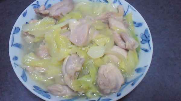 鶏肉と野菜の炒め煮
