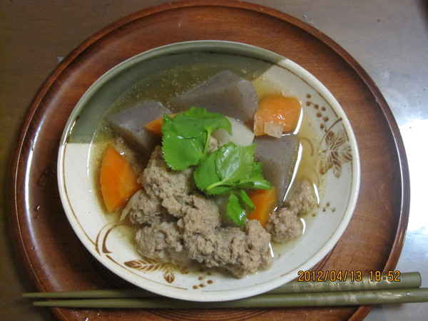 2代目鶏団子の煮物