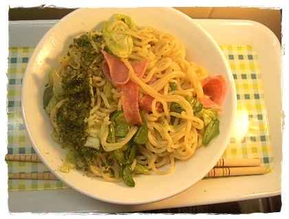 レンジでチンのソフト焼きそば