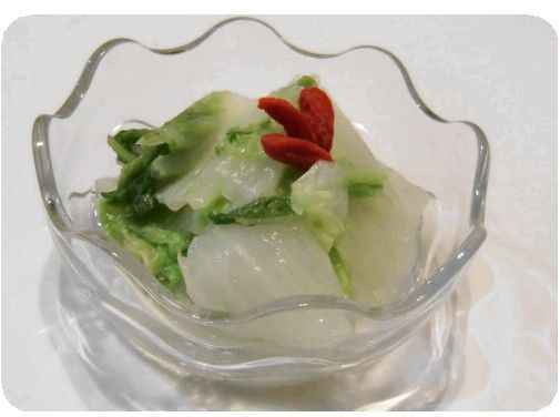 白菜の一夜漬