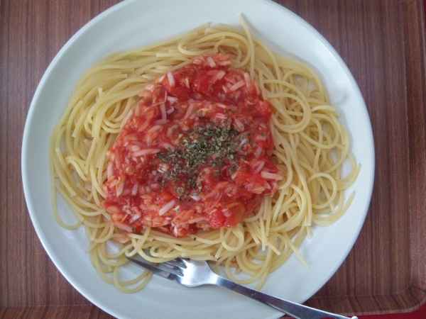 イタリアンにも♪トマトスパゲティ