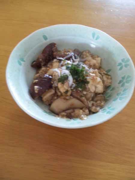 中華？和食？ヘルシーきのこ豆腐炒め