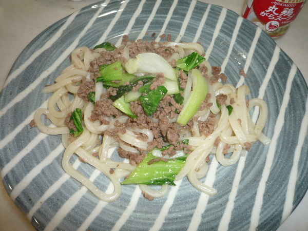 簡単中華風焼きうどん