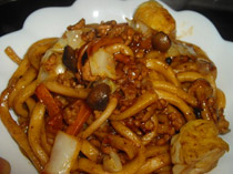 回鍋肉の焼うどん