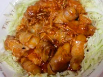 肉巻きイモもち